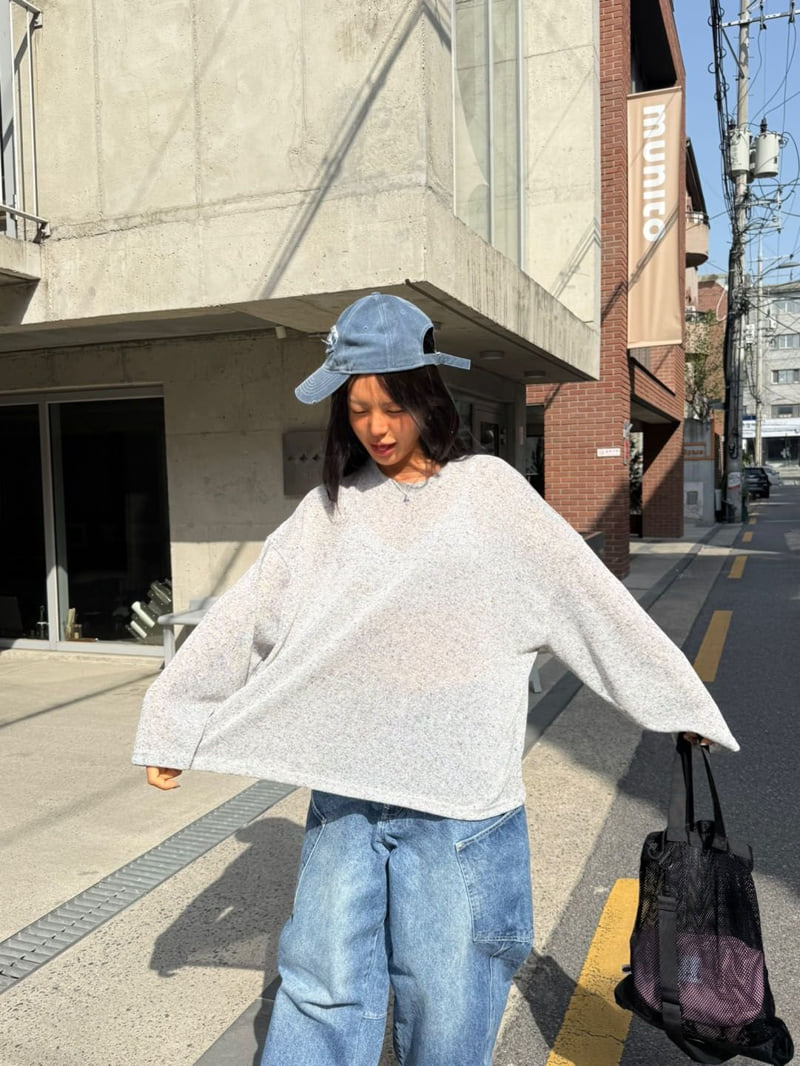 Queensmade - Korean Women Fashion - #womensfashion - Linen Box Tee