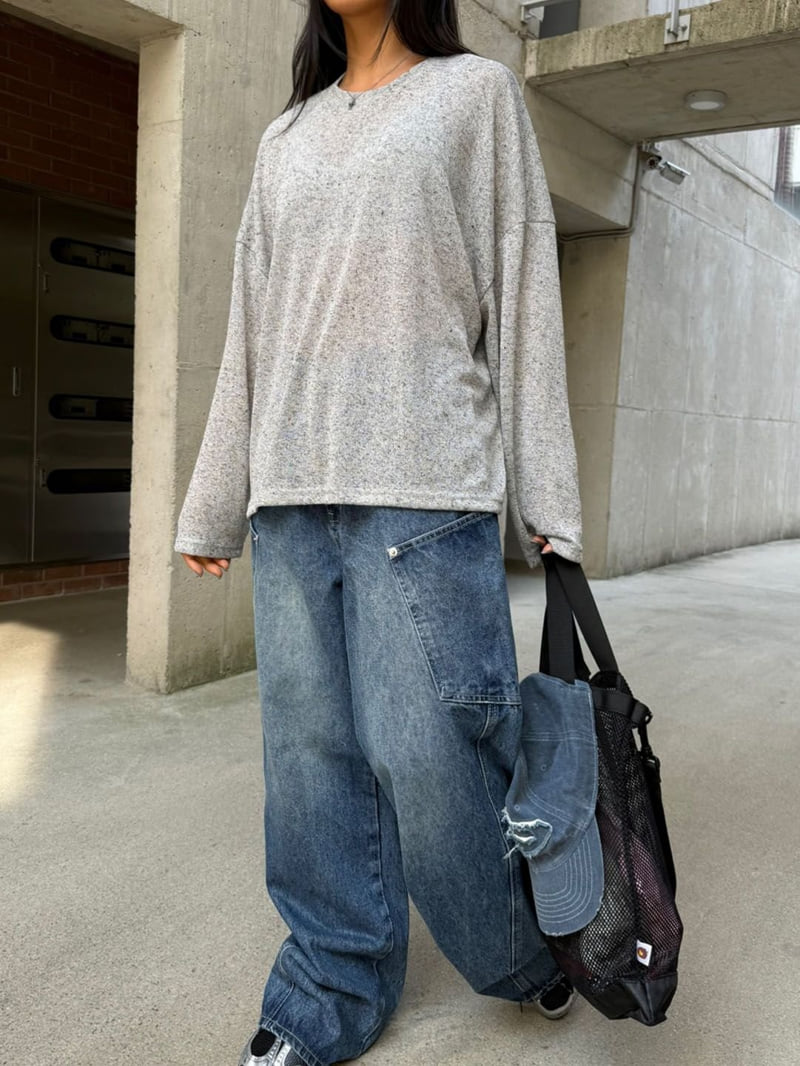 Queensmade - Korean Women Fashion - #womensfashion - Linen Box Tee - 5