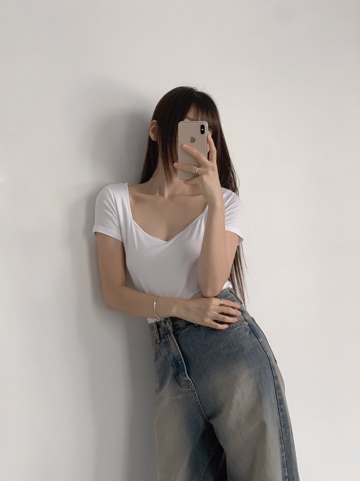 Queensmade - Korean Women Fashion - #womensfashion - Ringo Short Sleeve Tee