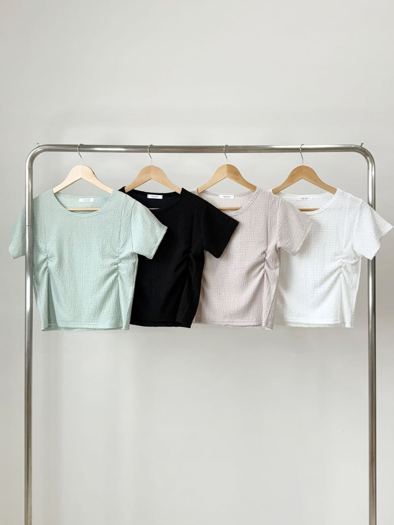 Tory Shirring Tee by Queensmade for Women - view 12