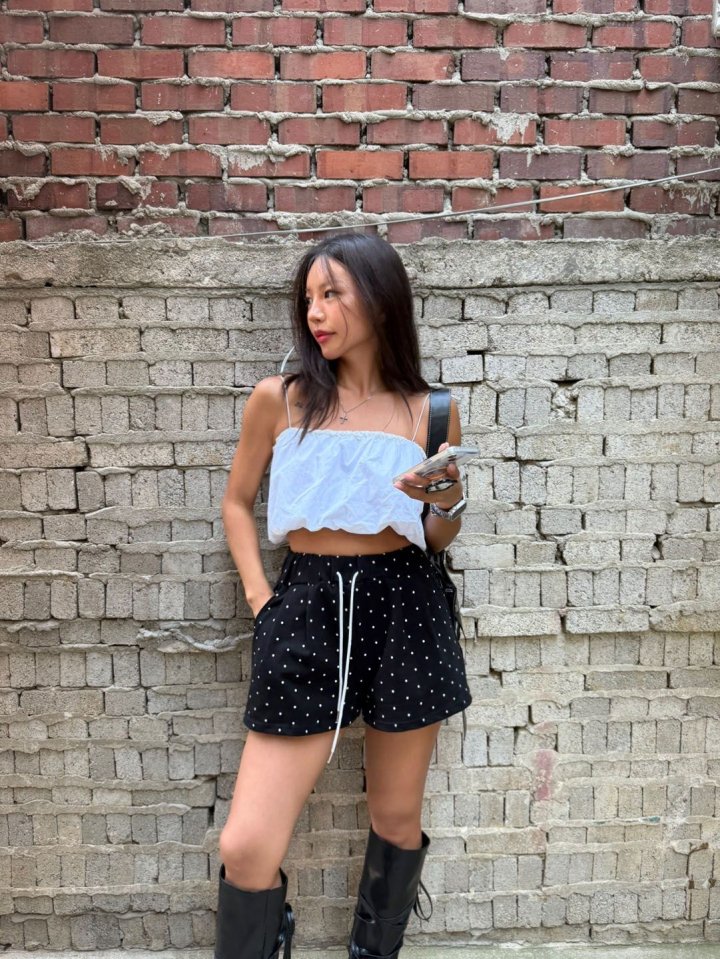 Queensmade - Korean Women Fashion - #womensfashion - Dot Pintuck Shorts