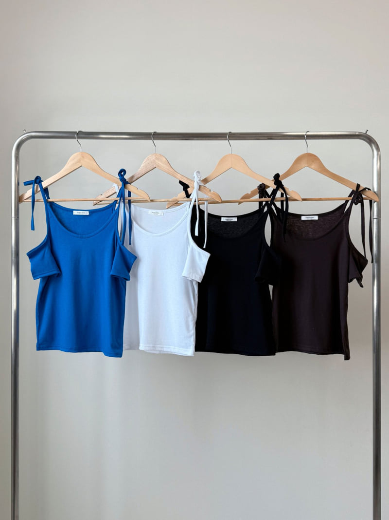 Ribbon Shoulder Tee by Queensmade for Women - view 12