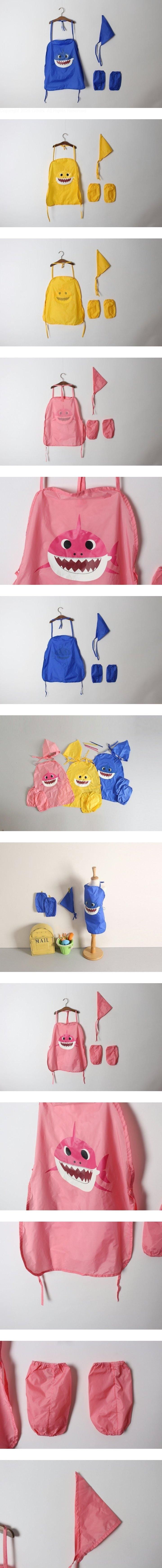 S.cloud - Korean Children Fashion - #kidsshorts - Shark Apron