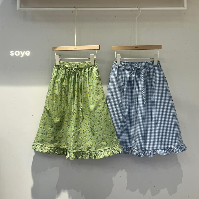 Soye - Korean Children Fashion - #designkidswear - Shoo Frill Long Skirt