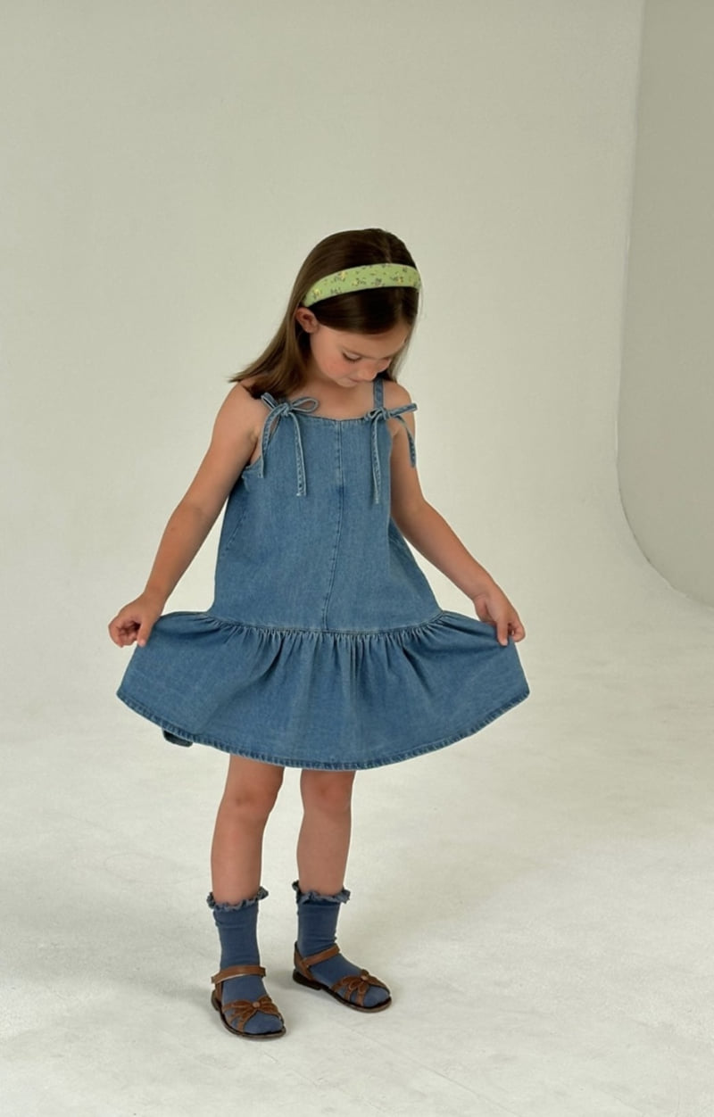 Soye - Korean Children Fashion - #discoveringself - Beginning Denim One-piece - 3