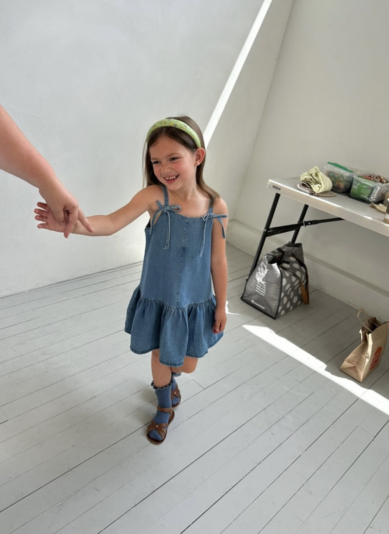 Soye - Korean Children Fashion - #discoveringself - Beginning Denim One-piece - 4