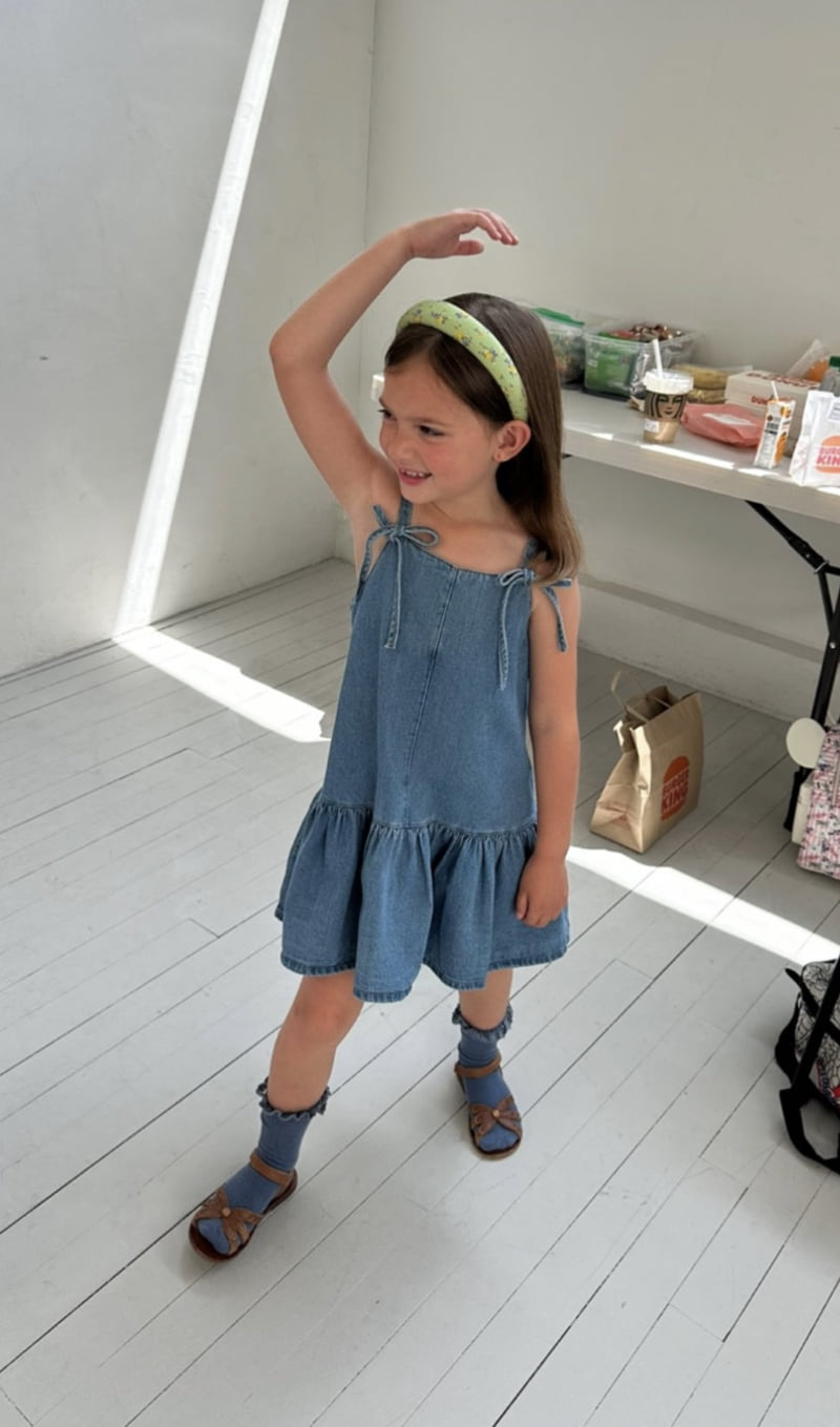Soye - Korean Children Fashion - #kidsstore - Beginning Denim One-piece - 6