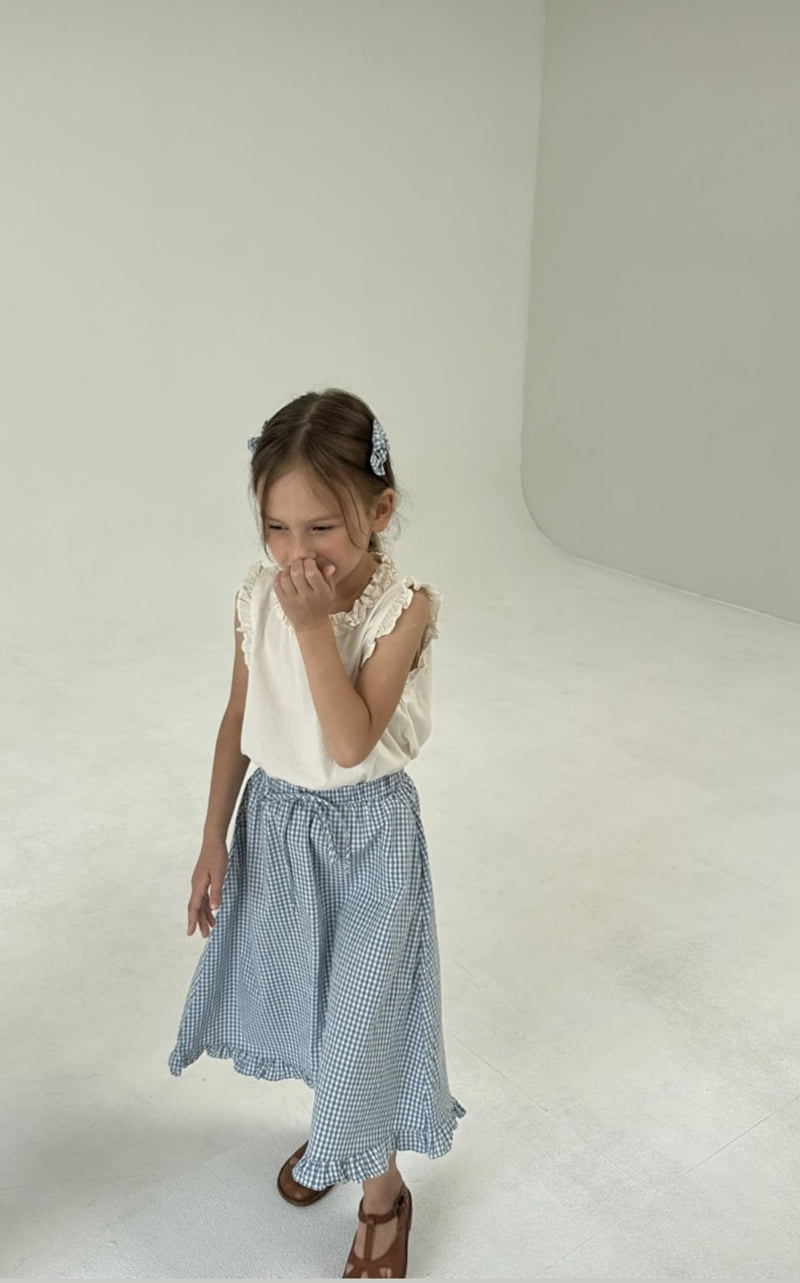 Soye - Korean Children Fashion - #kidsstore - Shoo Frill Long Skirt - 5
