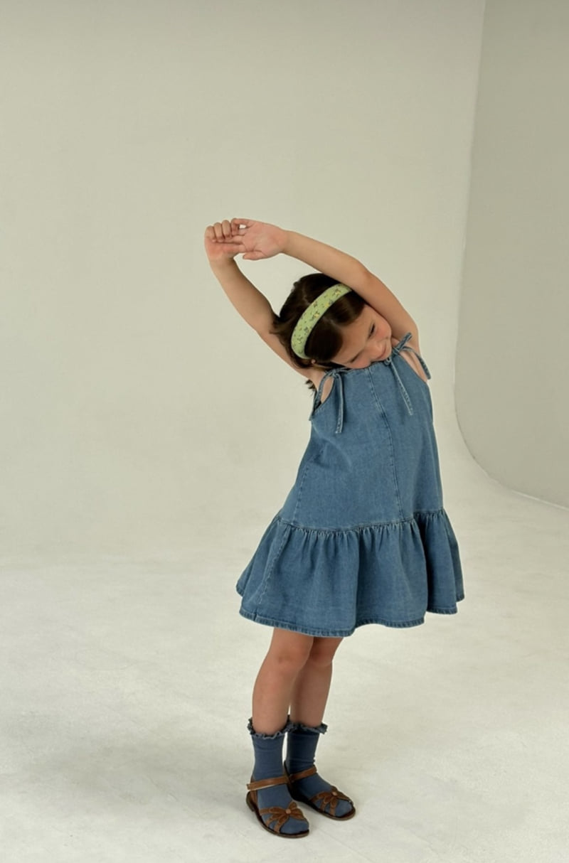 Soye - Korean Children Fashion - #kidzfashiontrend - Beginning Denim One-piece - 7