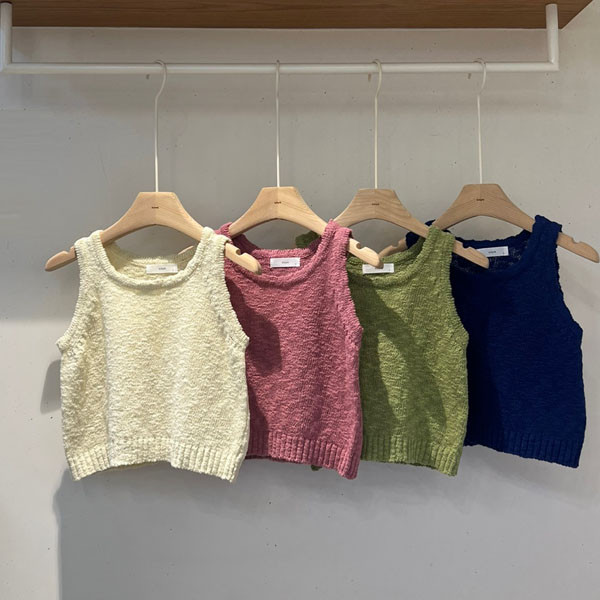 Soye - Korean Children Fashion - #toddlerclothing - Slub Sleeveless