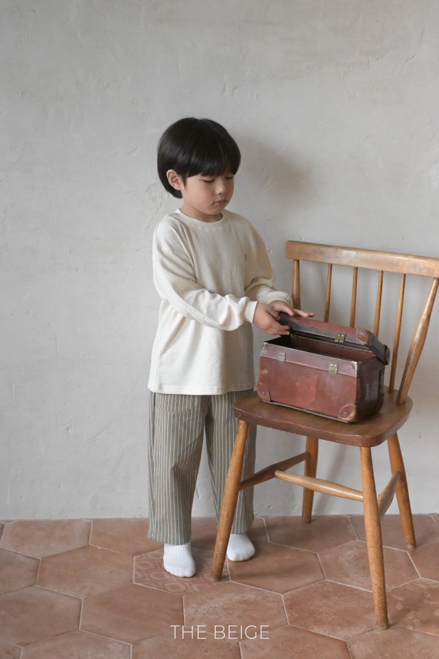 The Beige - Korean Baby Fashion - #babyboutique - Pocket Cotton Pants - 7