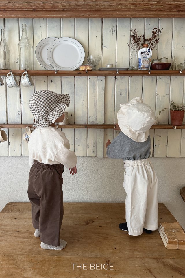 The Beige - Korean Baby Fashion - #babyboutique - Buckle Stretch Pants - 6