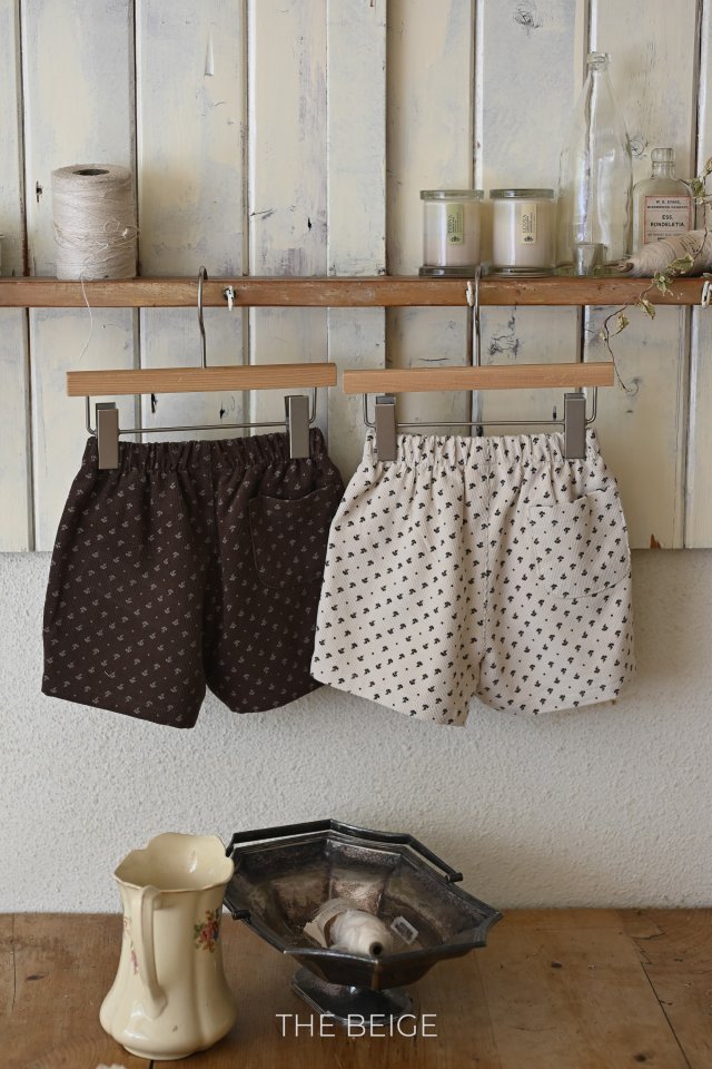 The Beige - Korean Baby Fashion - #onlinebabyshop - Printed Shorts - 4