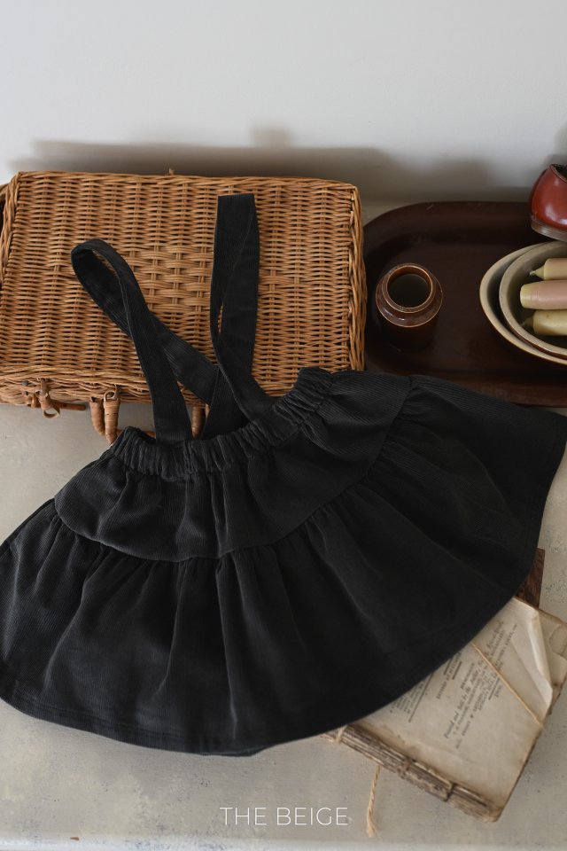 The Beige - Korean Baby Fashion - #babyboutique - Suspender Layered Skirt - 2