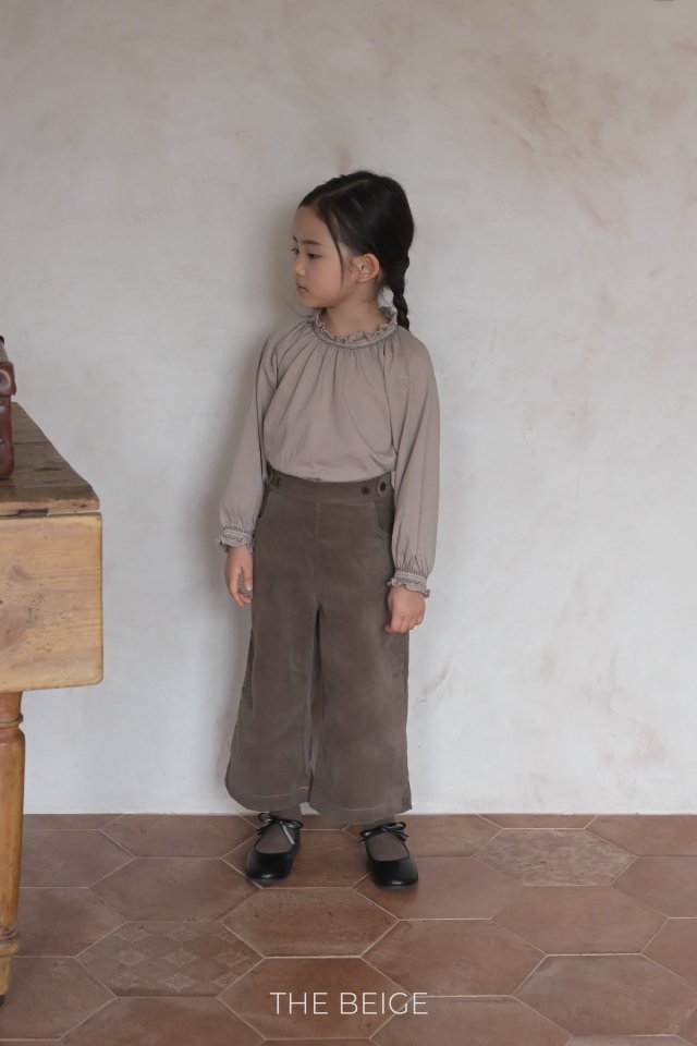 The Beige - Korean Baby Fashion - #babyboutique - Smocked Raglan Tee - 5