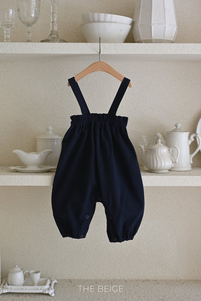 The Beige - Korean Baby Fashion - #babyboutiqueclothing - Cotton Suspender Suit - 2