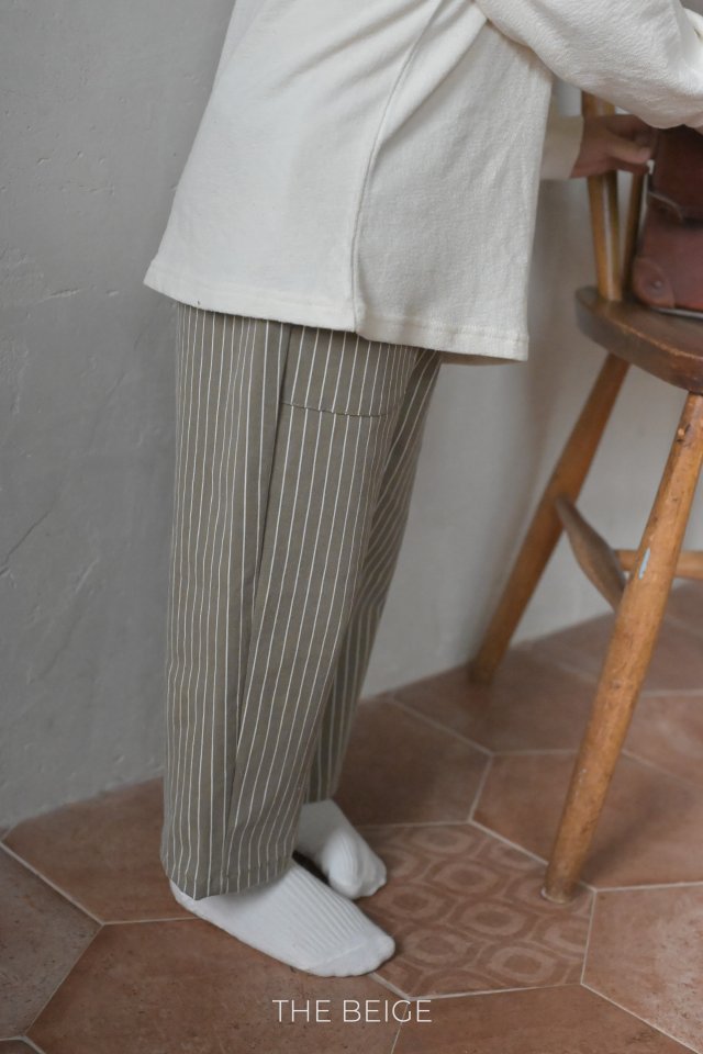 The Beige - Korean Baby Fashion - #babyboutiqueclothing - Pocket Cotton Pants - 8