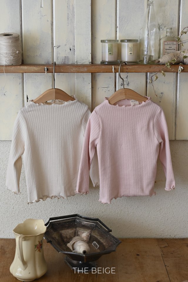 The Beige - Korean Baby Fashion - #babyboutiqueclothing - Nalnari Mock Neck Tee