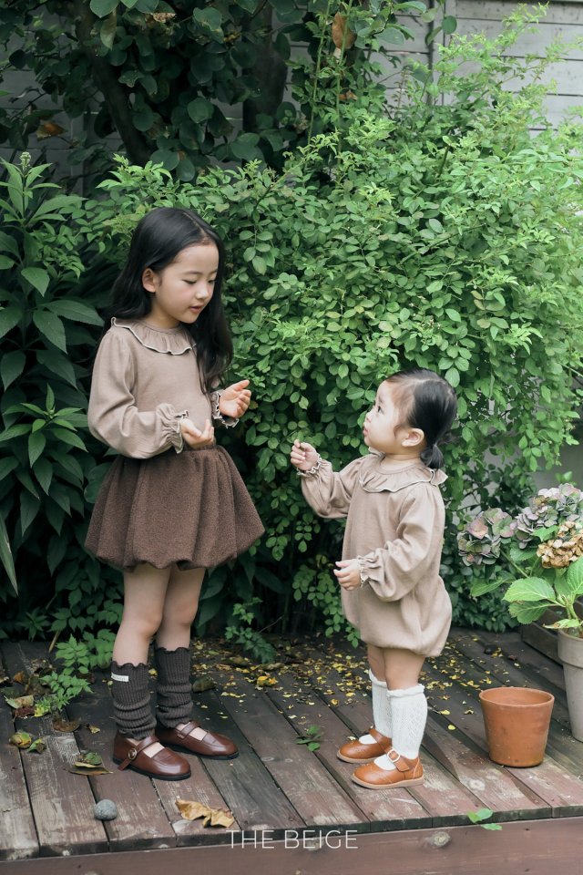 The Beige - Korean Baby Fashion - #babyboutiqueclothing - Collar Frill Suit - 11