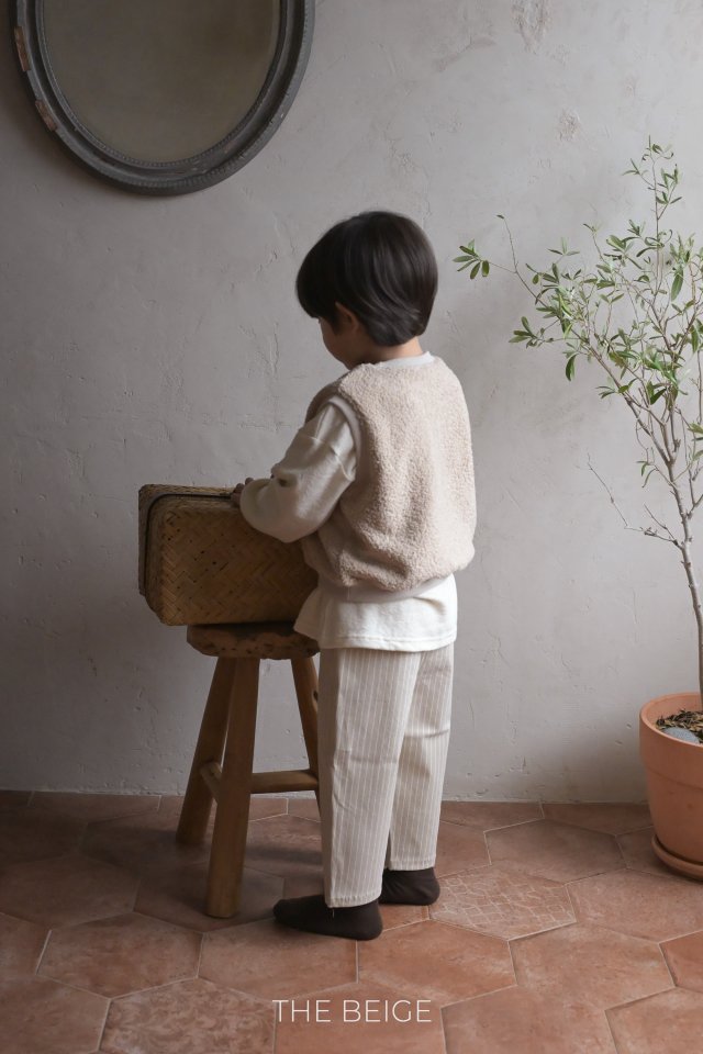 The Beige - Korean Baby Fashion - #babyclothing - Pocket Cotton Pants - 9