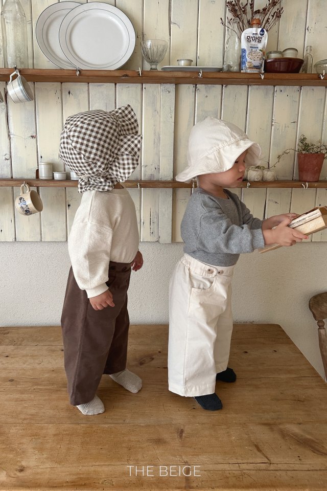 The Beige - Korean Baby Fashion - #babyclothing - Buckle Stretch Pants - 8