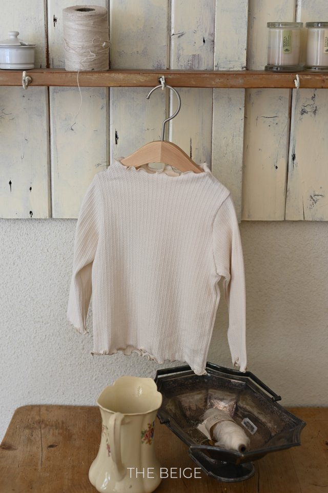 The Beige - Korean Baby Fashion - #babyclothing - Nalnari Mock Neck Tee - 2