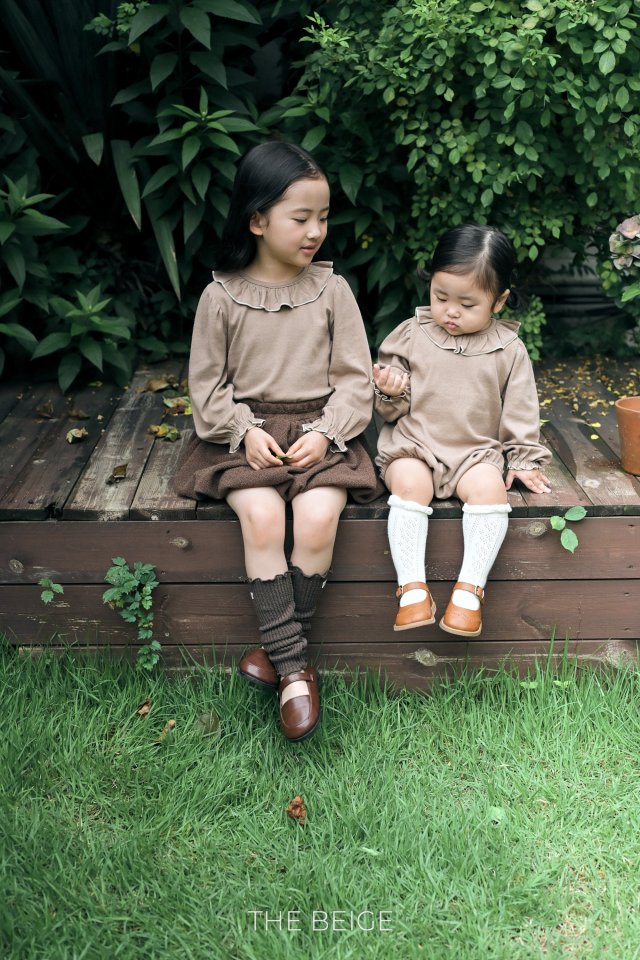 The Beige - Korean Baby Fashion - #babyclothing - Collar Frill Suit - 12