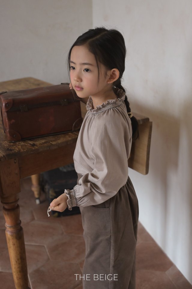 The Beige - Korean Baby Fashion - #babyclothing - Smocked Raglan Tee - 7