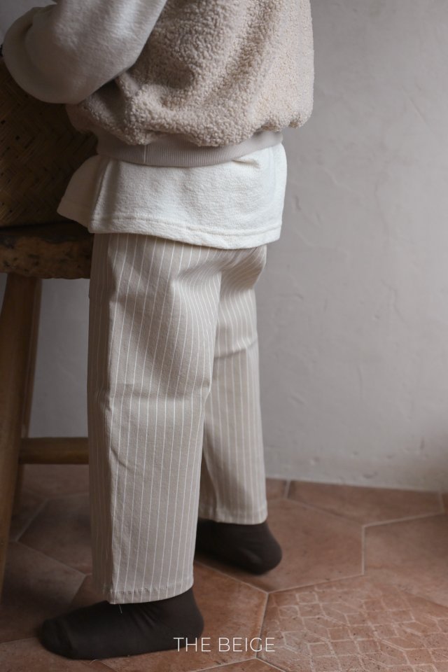 The Beige - Korean Baby Fashion - #babyfashion - Pocket Cotton Pants - 10