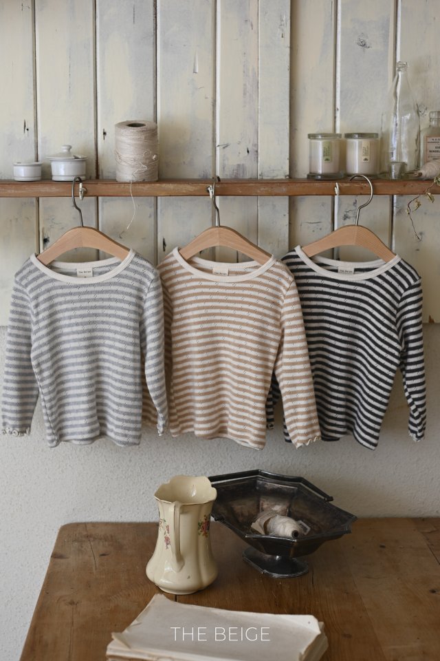 The Beige - Korean Baby Fashion - #babyfashion - Round Nalnari Tee