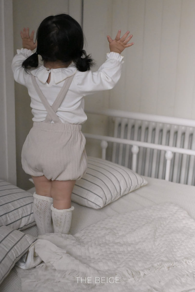 The Beige - Korean Baby Fashion - #babyfashion - Collar Frill Tee - 12
