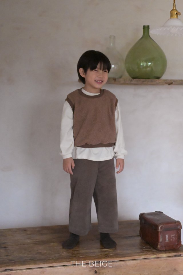 The Beige - Korean Baby Fashion - #babyfever - Buckle Stretch Pants - 10