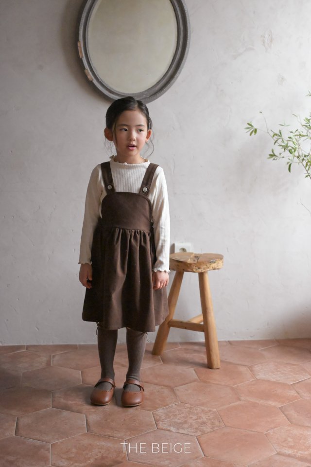 The Beige - Korean Baby Fashion - #babyfashion - Nalnari Mock Neck Tee - 4