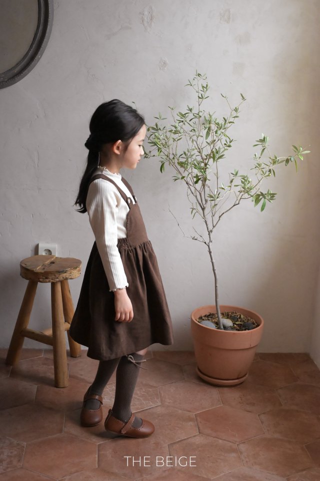 The Beige - Korean Baby Fashion - #babygirlfashion - Nalnari Mock Neck Tee - 5