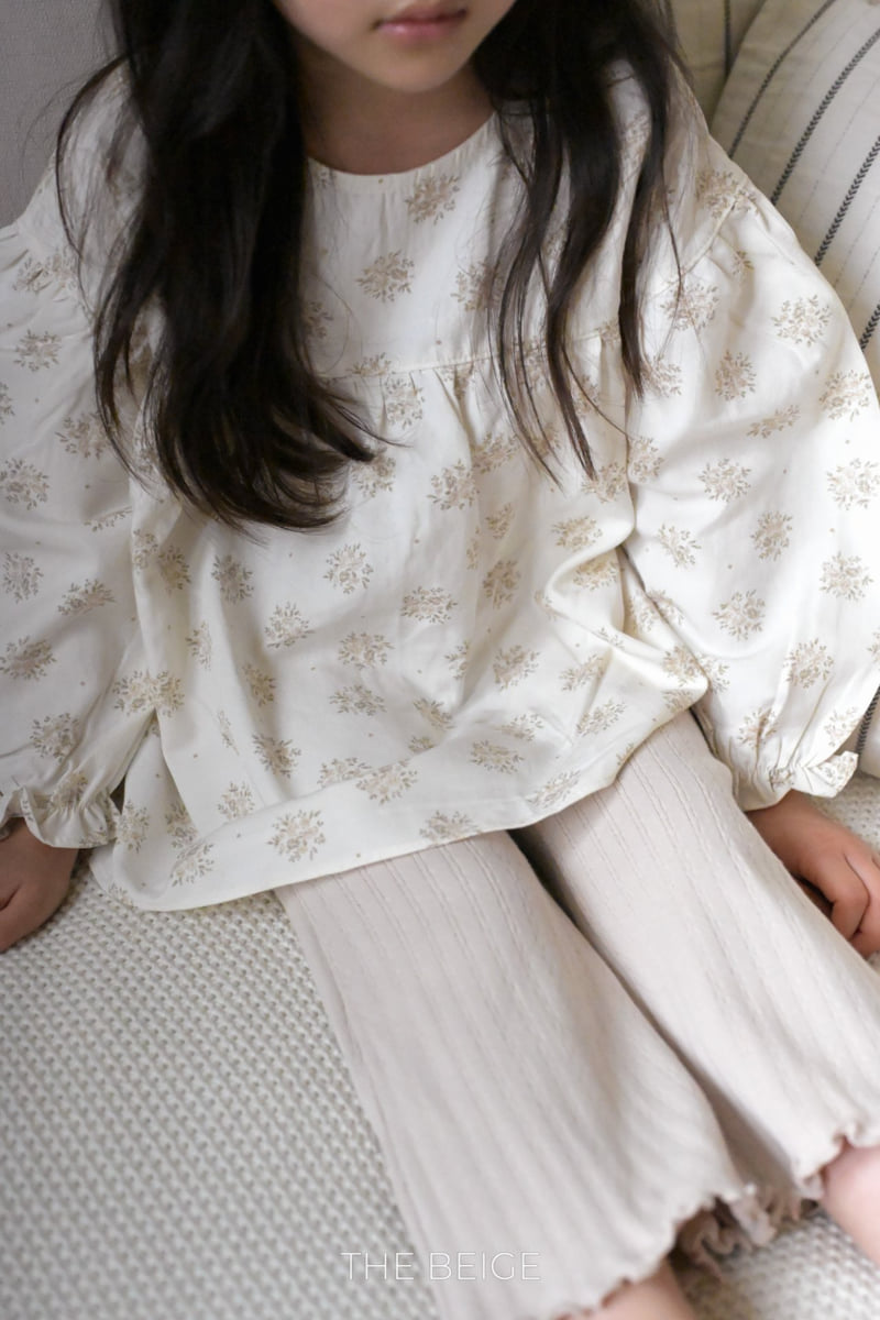 The Beige - Korean Baby Fashion - #babygirlfashion - Flower Blouse - 12