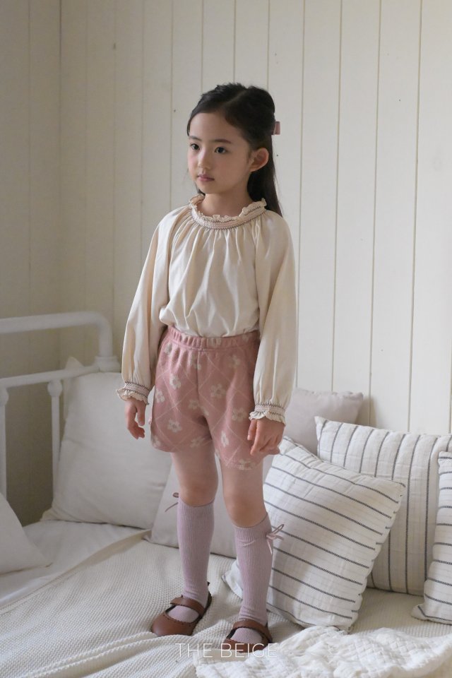 The Beige - Korean Baby Fashion - #babylifestyle - Smocked Raglan Tee - 11