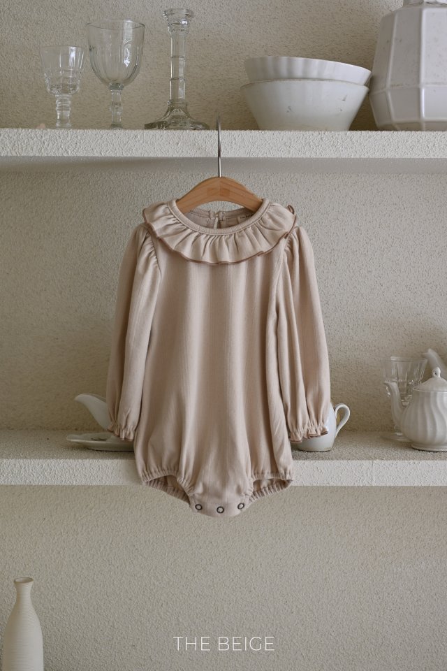 The Beige - Korean Baby Fashion - #babyoninstagram - Collar Frill Suit - 2
