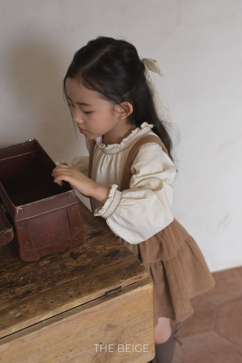 The Beige - Korean Baby Fashion - #babyoninstagram - Smocked Raglan Tee - 12