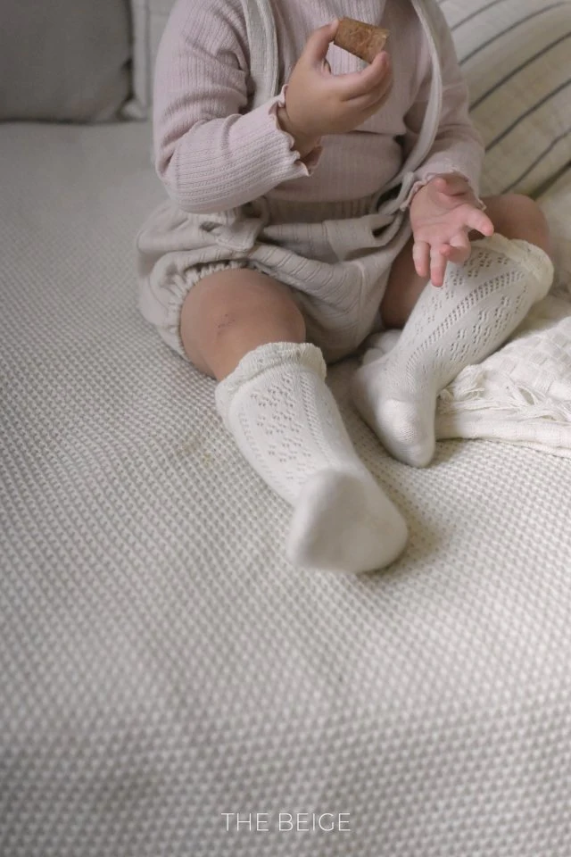 The Beige - Korean Baby Fashion - #babyootd - Nalnari Mock Neck Tee - 8