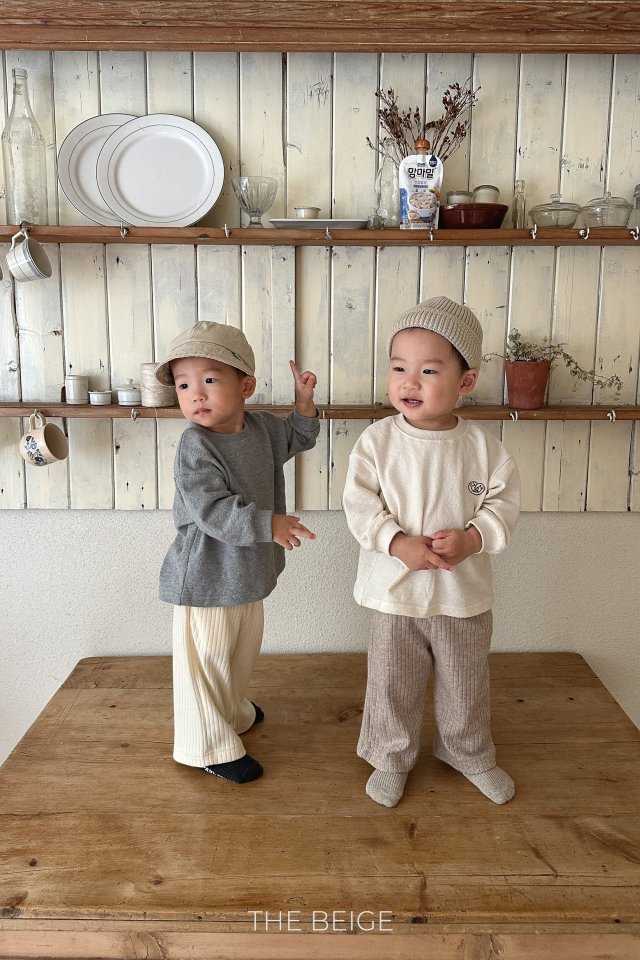 The Beige - Korean Baby Fashion - #babyoutfit - Basic Long Sleeve Tee - 6