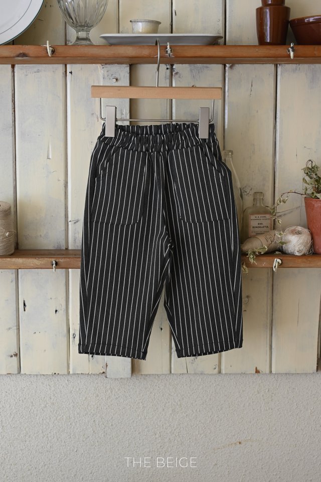 The Beige - Korean Baby Fashion - #babywear - Pocket Cotton Pants - 3