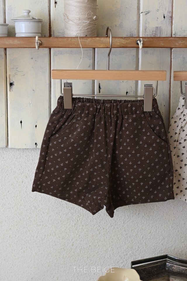 The Beige - Korean Baby Fashion - #onlinebabyboutique - Printed Shorts - 2