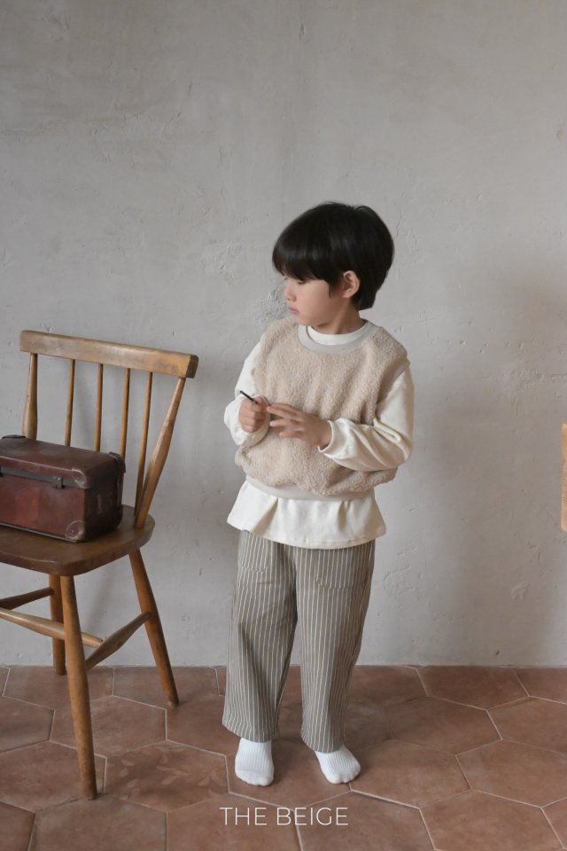 The Beige - Korean Baby Fashion - #onlinebabyshop - Pocket Cotton Pants - 5