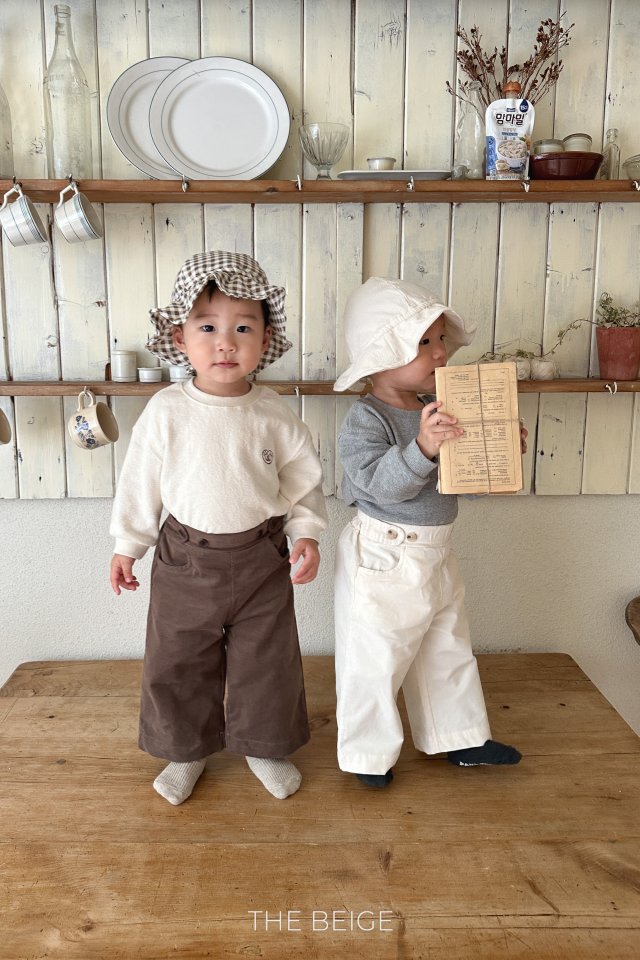 The Beige - Korean Baby Fashion - #onlinebabyboutique - Buckle Stretch Pants - 4
