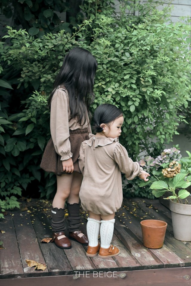 The Beige - Korean Baby Fashion - #onlinebabyshop - Collar Frill Suit - 8