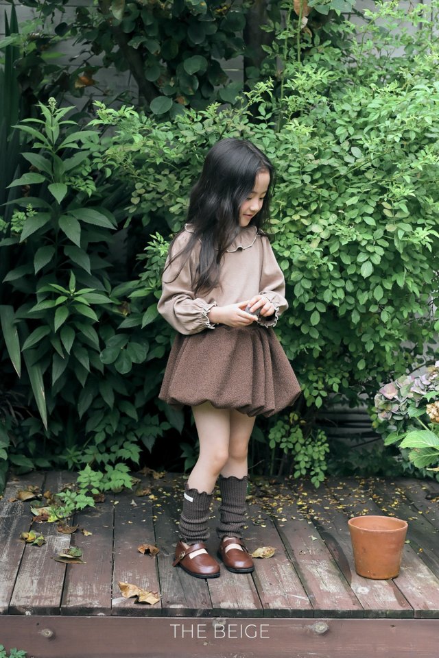 The Beige - Korean Baby Fashion - #onlinebabyshop - Collar Frill Tee - 7