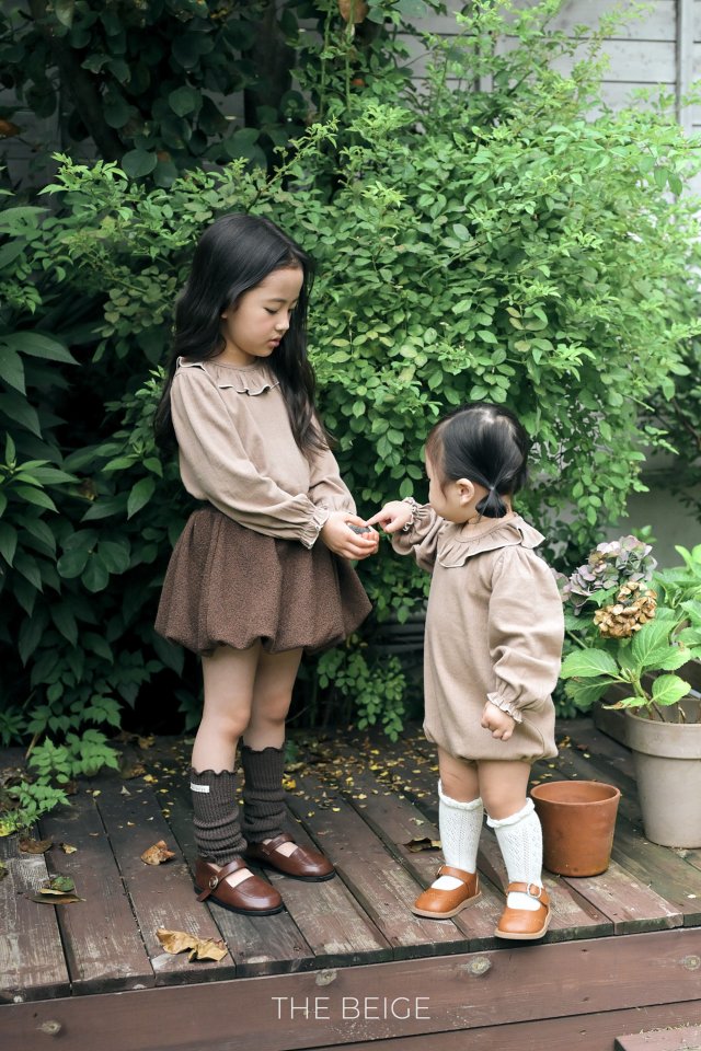 The Beige - Korean Baby Fashion - #smilingbaby - Collar Frill Tee - 8
