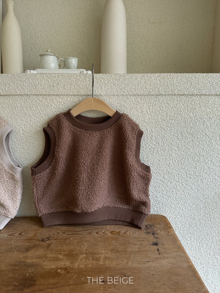 The Beige - Korean Children Fashion - #childofig - Boucle Vest - 3