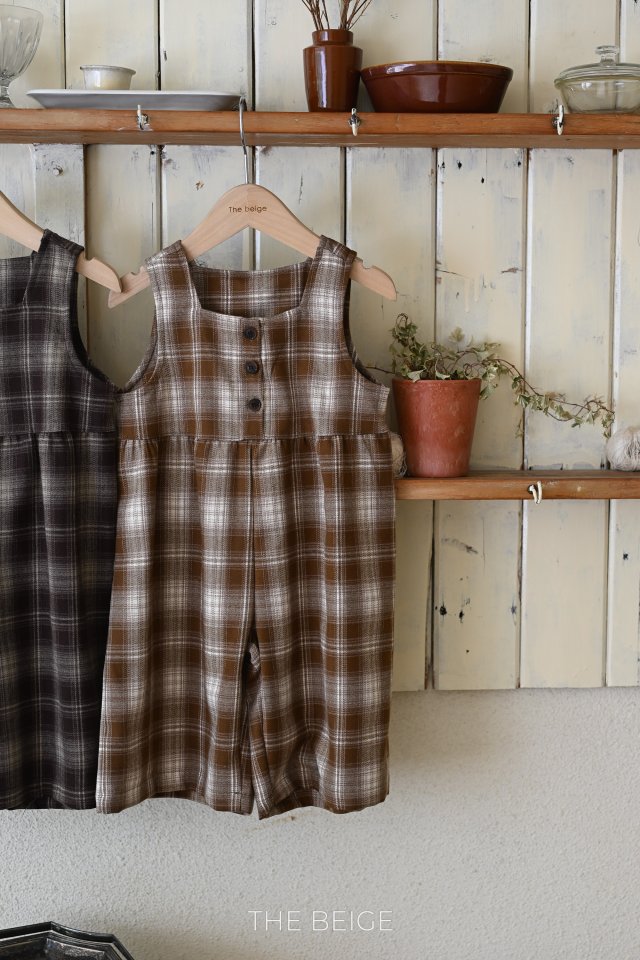 The Beige - Korean Children Fashion - #childofig - Suspender Wide Pants - 2
