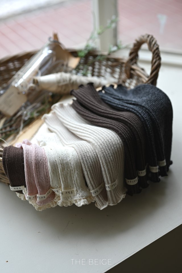 The Beige - Korean Children Fashion - #childrensboutique - Autumn Knee Socks (Baby) - 7